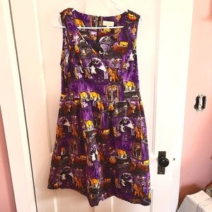 Modcloth scaredy cay halloween dress